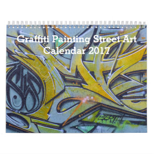 Colourful Graffiti Painting Street Art 2025 Calendar