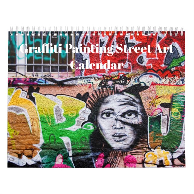 Colourful Graffiti Painting Street Art 2026 Calendar (Cover)