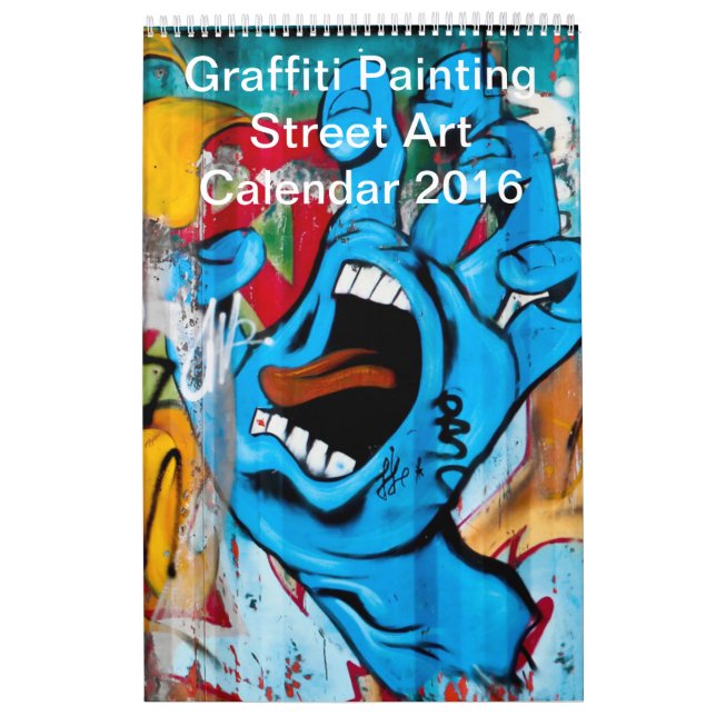Colourful Graffiti Painting Street Art 2026 Calendar (Cover)