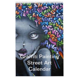 Colourful Graffiti Painting Street Art 2026 Calendar
