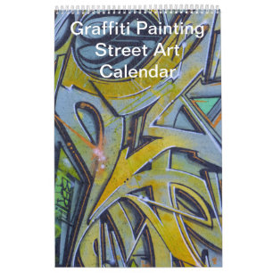 Colourful Graffiti Painting Street Art 2026 Calendar