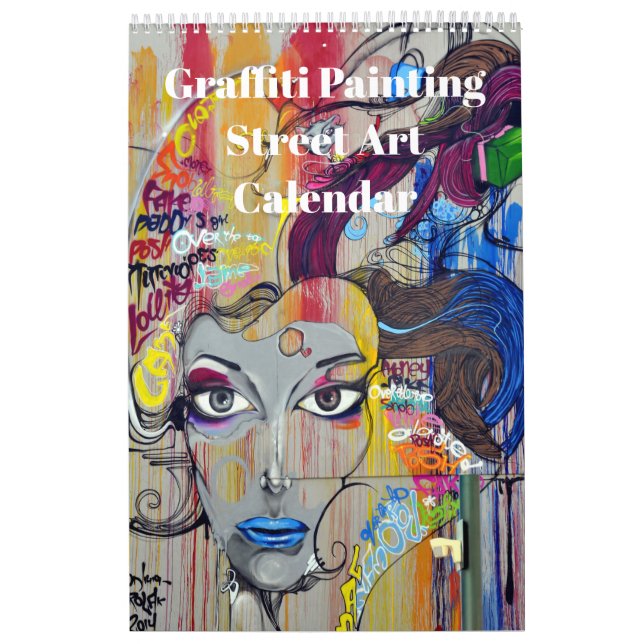 Colourful Graffiti Painting Street Art 2026 Calendar (Cover)