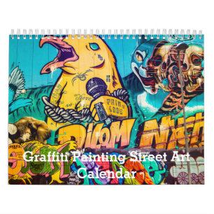 Colourful Graffiti Painting Street Art 2026 Calendar