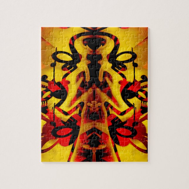 Colourful graffiti pattern jigsaw puzzle (Vertical)