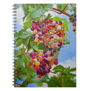 Colourful Grapes Still Life Paint Calendar 2026 Notebook