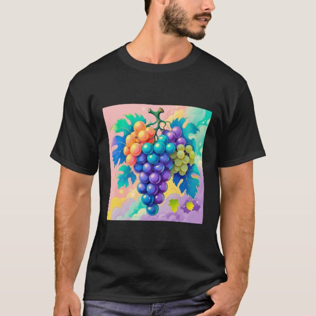 Colourful grapes T-Shirt (Front)