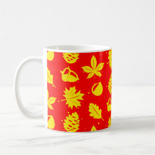 Colourful Graphic Nature Pattern Coffee Mug
