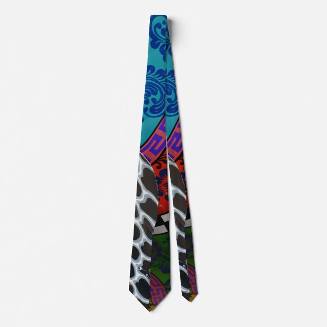 Colourful Graphic Necktie (Front)