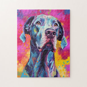 Colourful Great Dane Jigsaw Puzzle