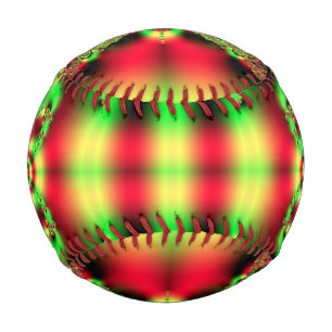 Colourful Green and Red Tartan Baseball