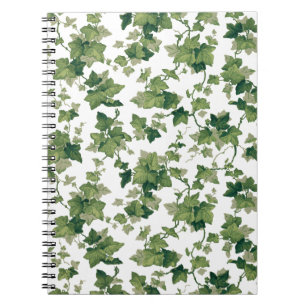 Colourful Green Climbing Ivy Notebook