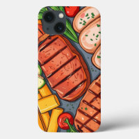 Colourful Grilled Vegetables and Lean Meats