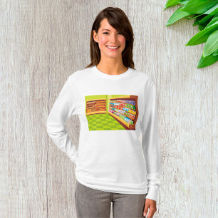 Colourful Grocery Store Aisle and Bakery T-Shirt