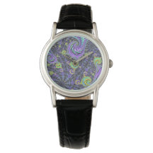 Colourful Groovy Boho Hippie Funky Abstract Fracta