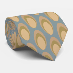 Colourful Groovy Retro 70s Pattern Neck Tie