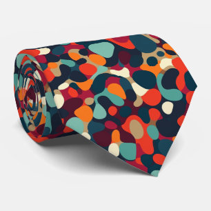 Colourful Groovy Retro Neck Tie