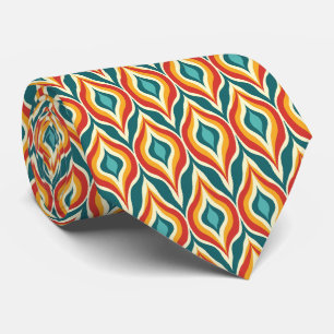 Colourful Groovy Retro Neck Tie