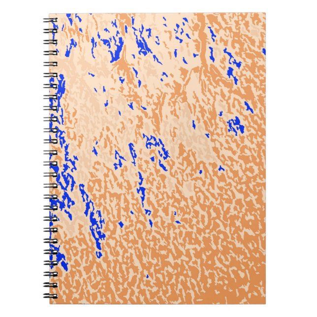 Colourful Grunge Background. Abstract Multicolor v Notebook (Front)