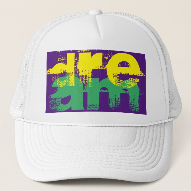 colourful grunge DREAM lettering | Trucker Hat (Front)