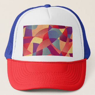 Colourful Grunge: Geometric Triangles Background Trucker Hat