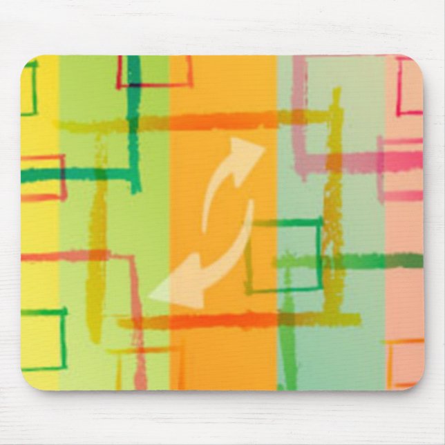 Colourful Grunge mousepad (Front)