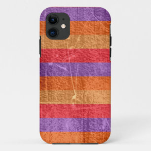 Colourful grunge stripes wall background graphic Case-Mate iPhone case