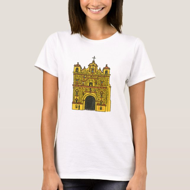 Colourful Guatemalan Church  T-Shirt (Front)