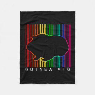 Colourful Guinea Pig Cute Guinea Lover Cute Pe Fleece Blanket