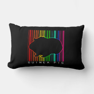 Colourful Guinea Pig Cute Guinea Lover Cute Pe Lumbar Cushion