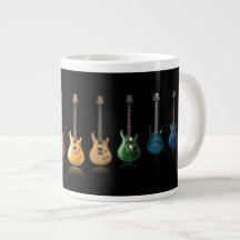 Colourful Guitar Player Music Lover Mug