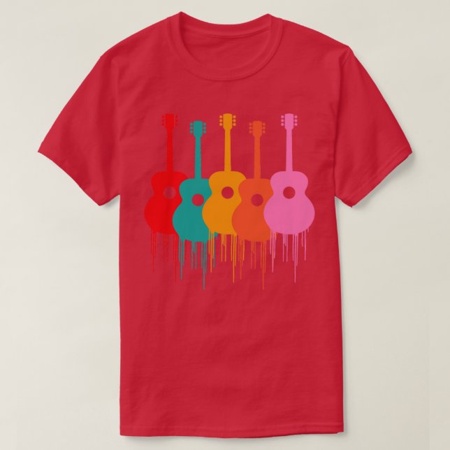 Colourful guitars 1  T-Shirt (Design Front)
