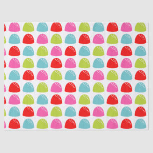 Colourful Gumdrop Pattern – Retro Candy Design Tissue Paper