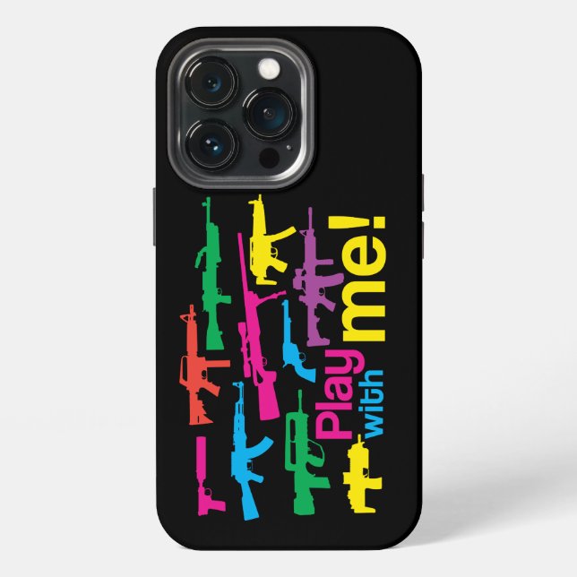 Colourful guns iPhone case (Back)