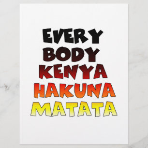 Colourful Hakuna Matata: A Kenyan Celebration