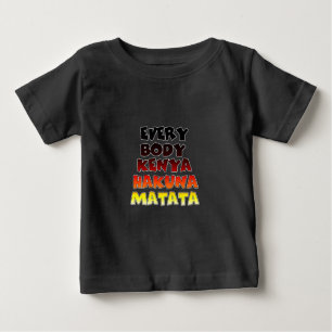 Colourful Hakuna Matata: A Kenyan Celebration Baby T-Shirt