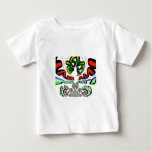 Colourful Hakuna Matata Graffiti Art Print Baby T-Shirt