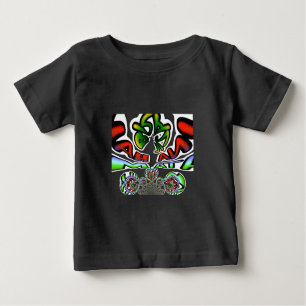Colourful Hakuna Matata Graffiti Art Print Baby T-Shirt