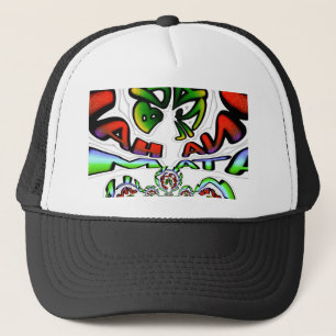 Colourful Hakuna Matata Graffiti Art Print Trucker Hat
