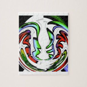 Colourful Hakuna Matata Have a Nice Day Colourful  Jigsaw Puzzle