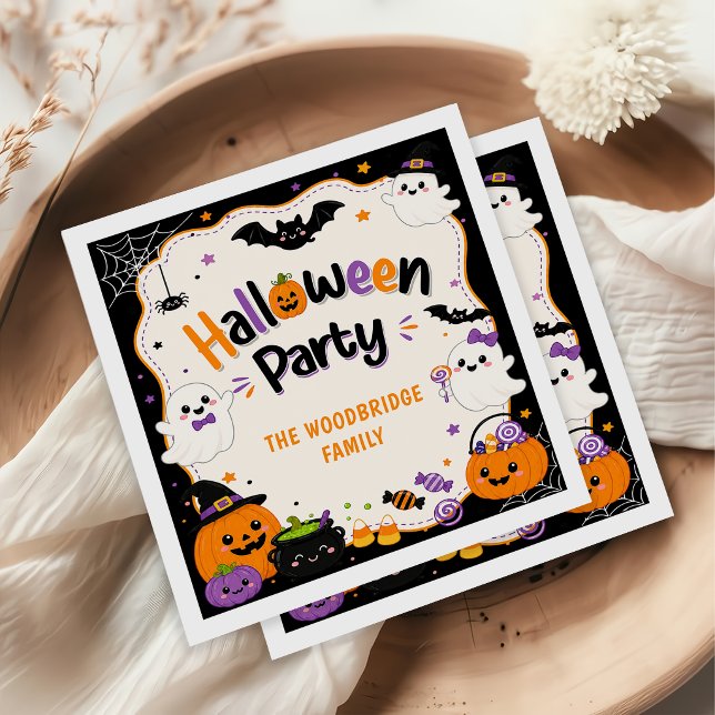 Colourful Halloween Costumes Napkins (Creator Uploaded)