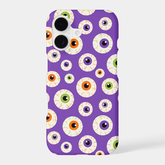 Colourful Halloween Eyeballs Pattern Samsung Galaxy S21 Case (Back)