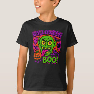 Colourful Halloween Zombie Clothes Unisex Spooky T-Shirt