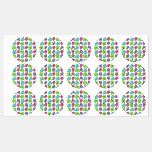 Colourful Hamster Butts Pattern (Sheet)