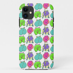 Colourful Hamster Butts Pattern Case-Mate iPhone Case