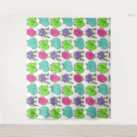 Colourful Hamster Butts Pattern