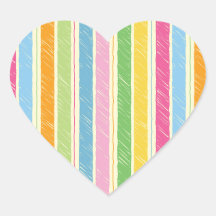 Colourful hand drawn stripes pattern