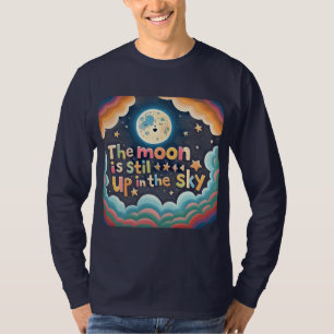 Colourful Hand-Drawn T-Shirt – “The Moon is Still