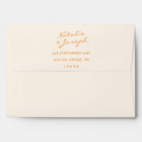 Colourful Hand Written Whimsical Funky Wedding