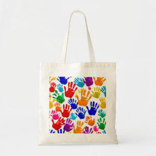 Colourful HandPrint Tote Bag