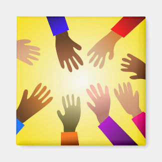 Colourful Hands Magnet